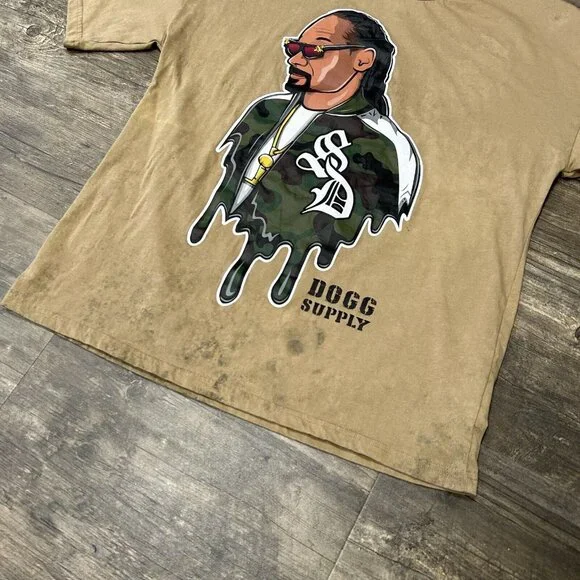 STAINED* Dogg Supply by Snoop‎ Dogg Tshirt Men Large Rap Hip Hop Culture - Picture 3 of 8